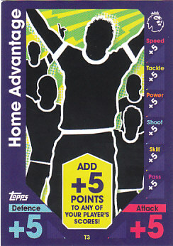 Home Adventage 2016/17 Topps Match Attax Tactic Card #T3